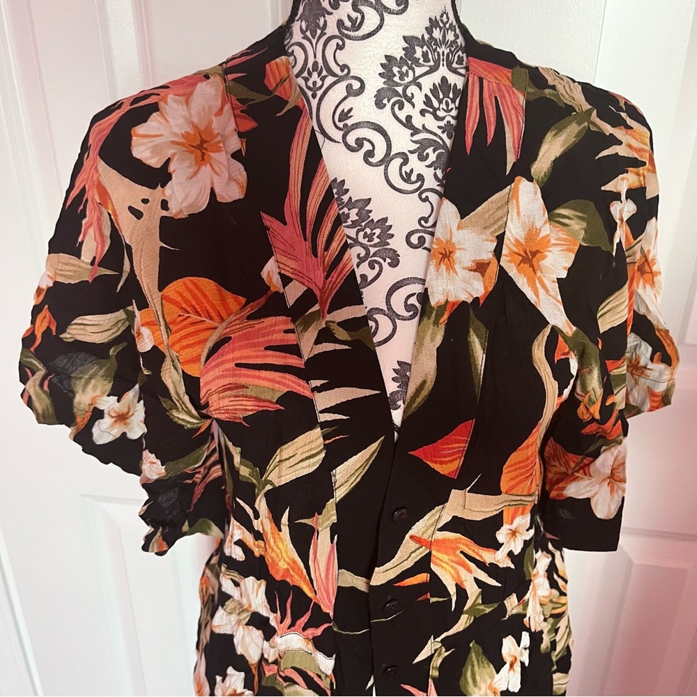 🌺 NWT Ripcurl North Shore Floral Kimono Coverup